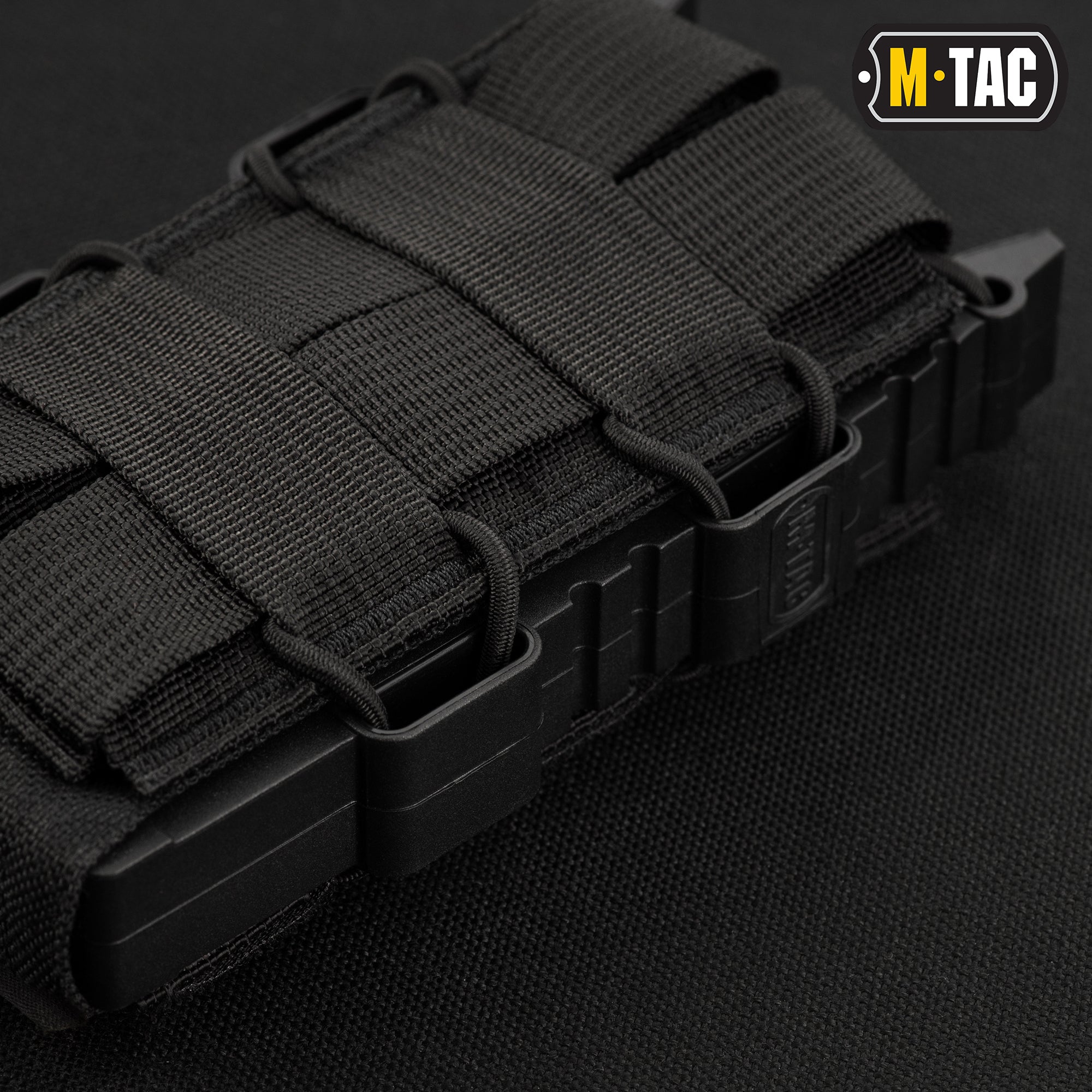 M-Tac підсумок для АК відкритий з липучкою Elite Black