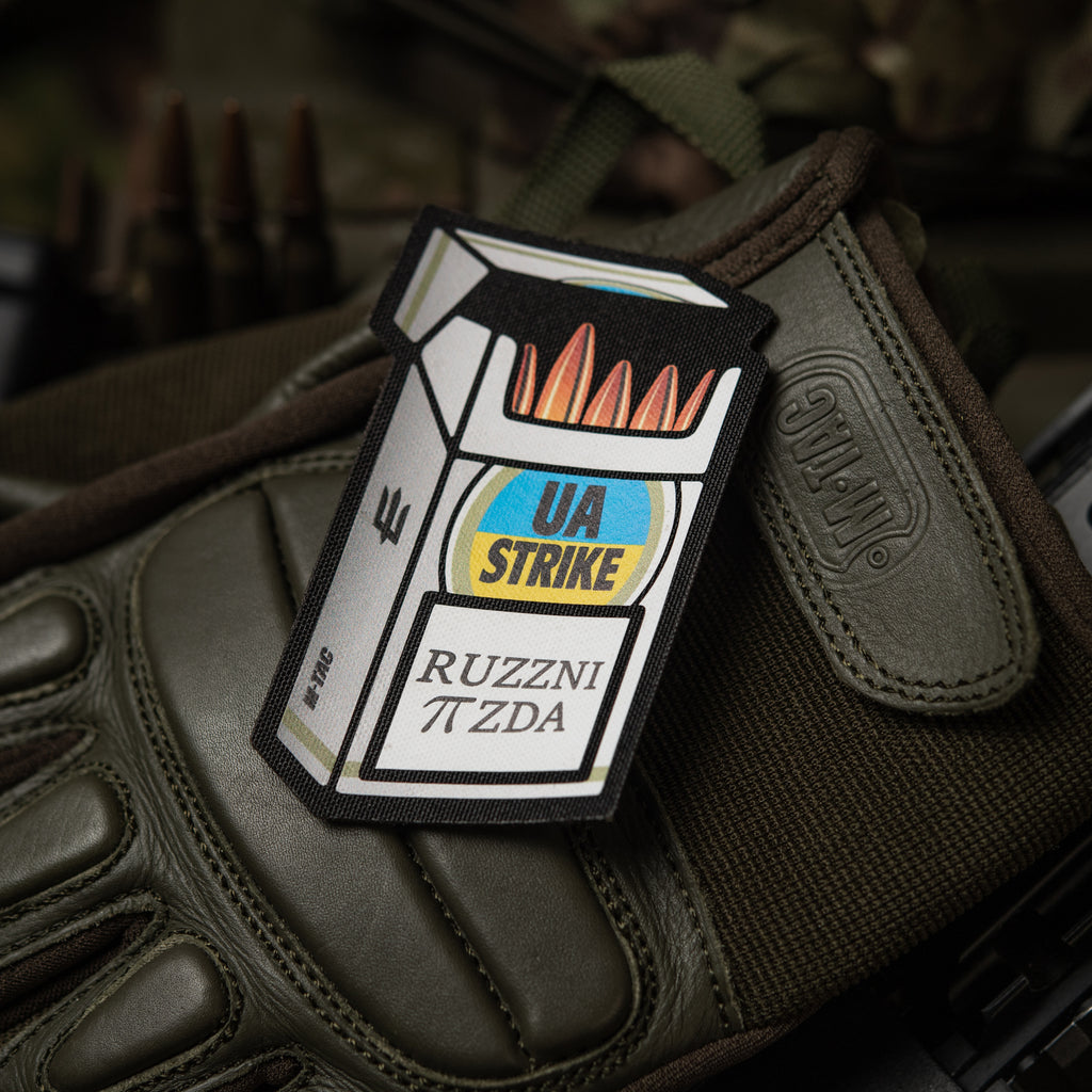 M-Tac нашивка UA STRIKE Black
