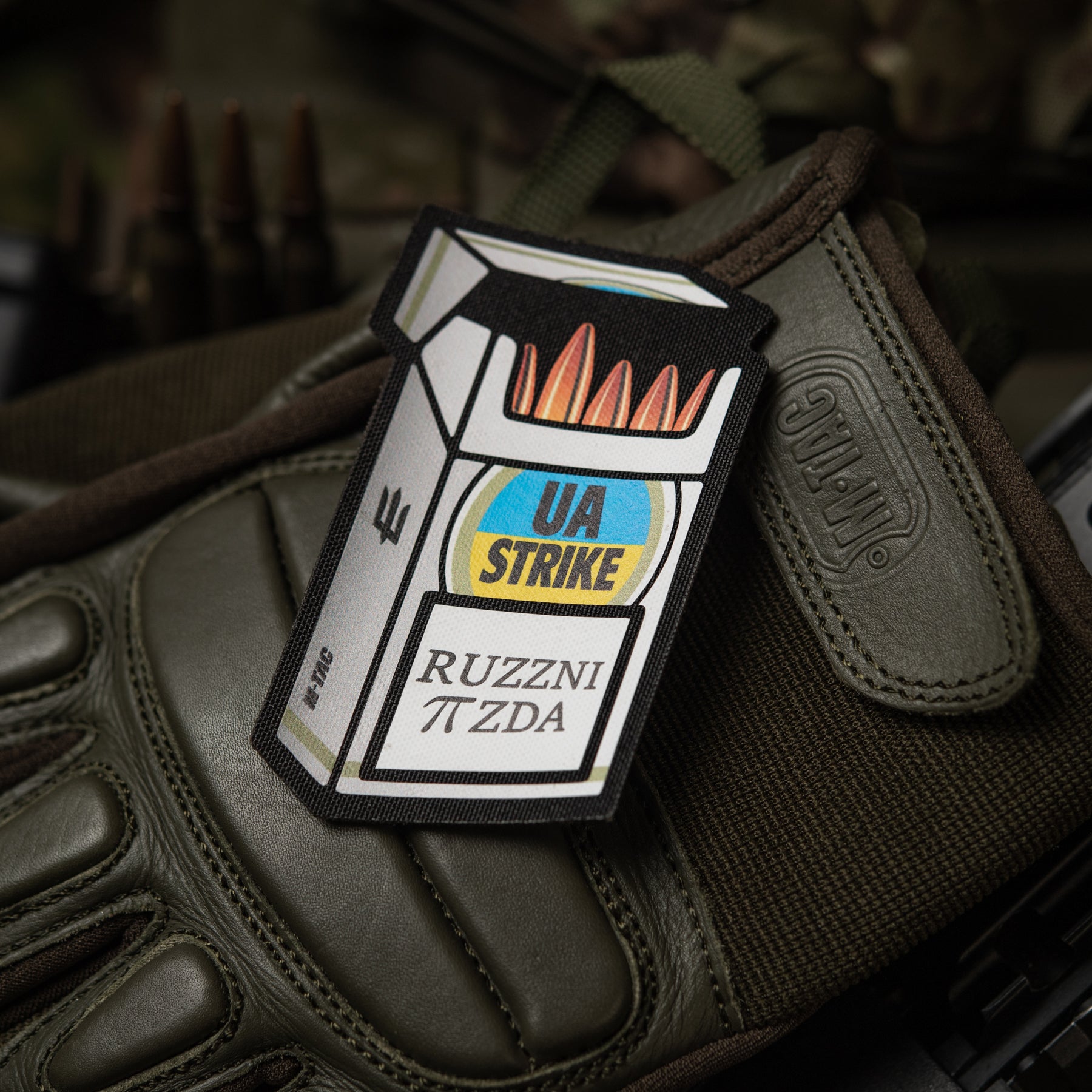 M-Tac нашивка UA STRIKE Black