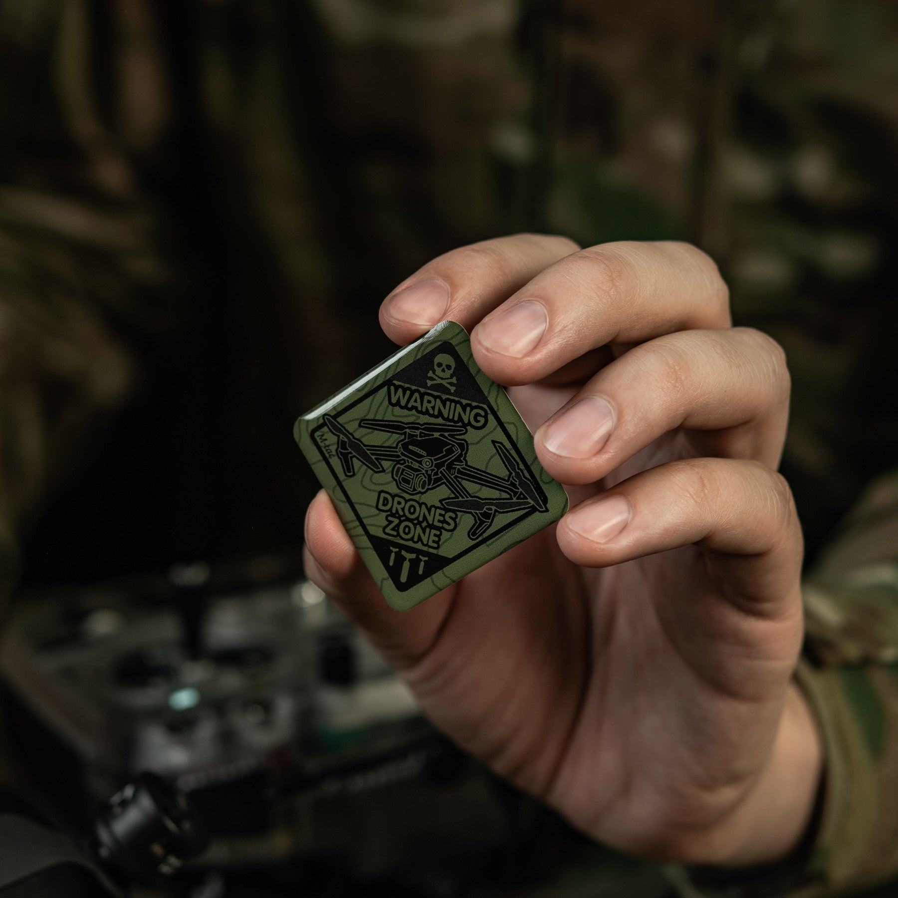 M-Tac наклейка обємна Drones Zone Olive