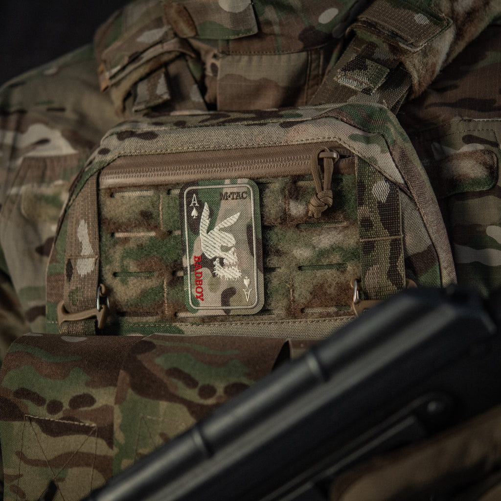 M-Tac нашивка Bad Boy (вишивка) Multicam