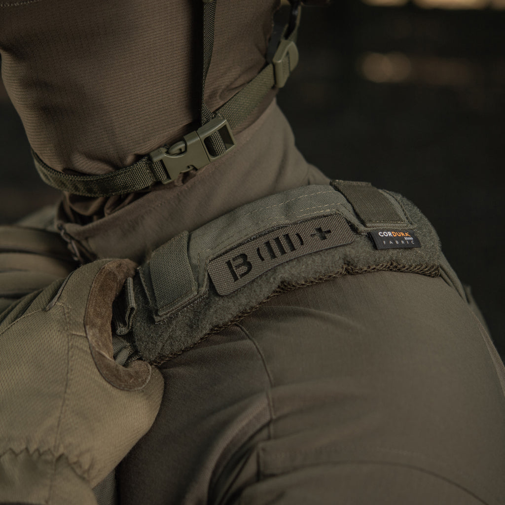M-Tac нашивка група крові B (III) + наскрізна Laser Cut 25х80 Ranger Green