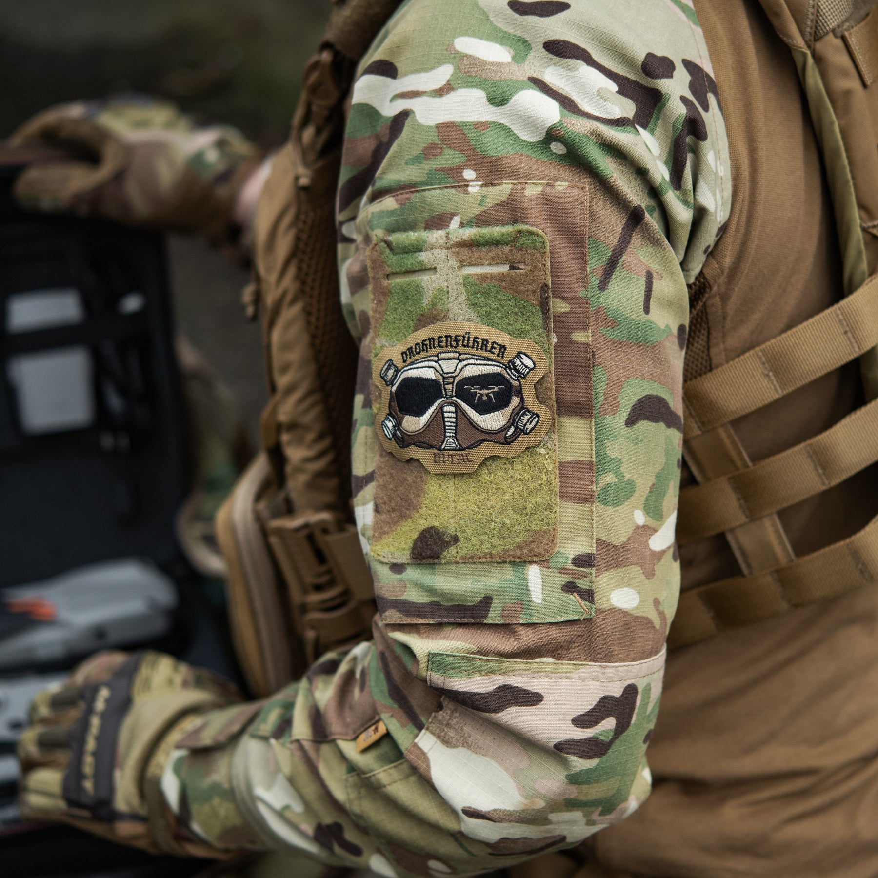 M-Tac нашивка Drohnenführer (вишивка) Coyote