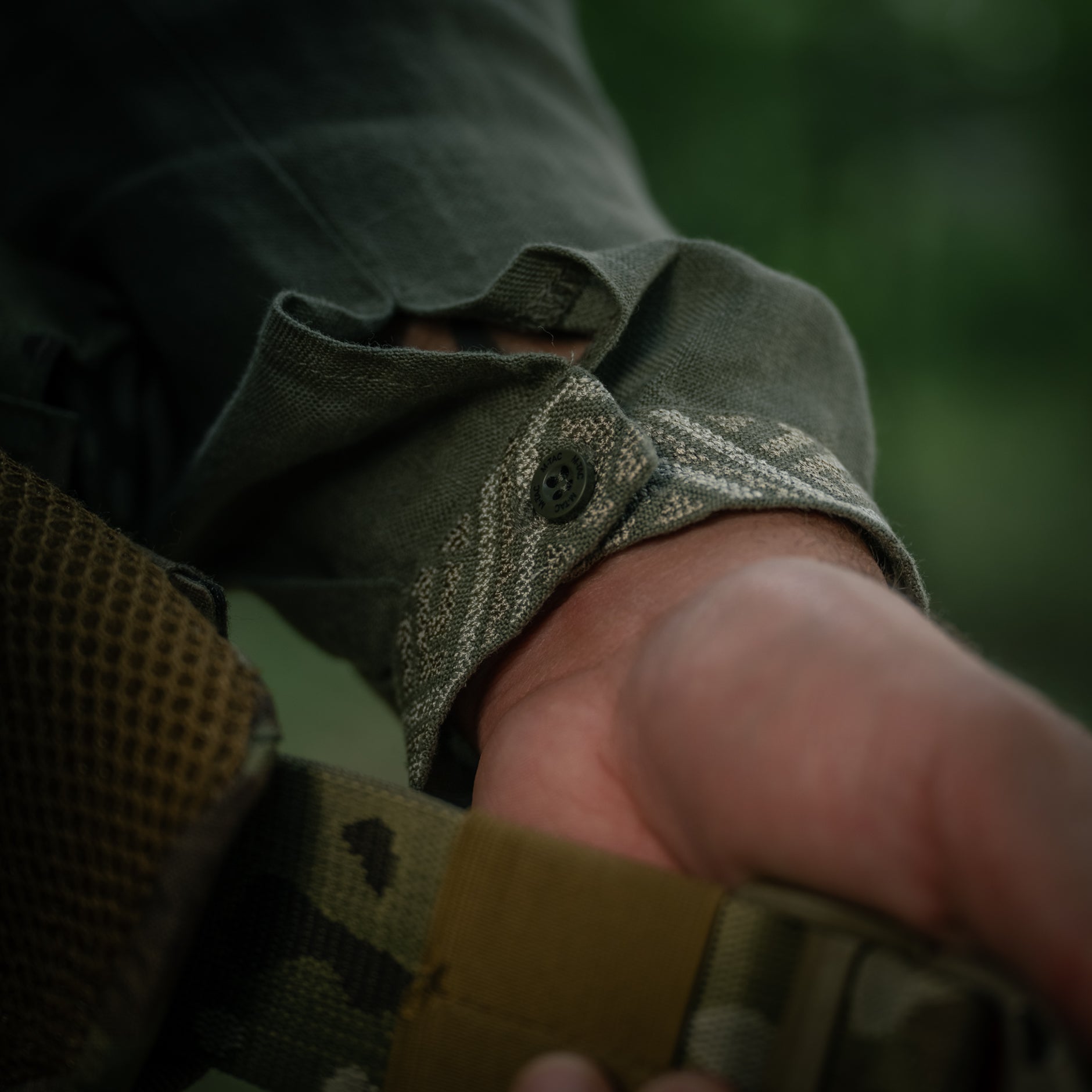M-Tac вишиванка 100% льон тип 2олива