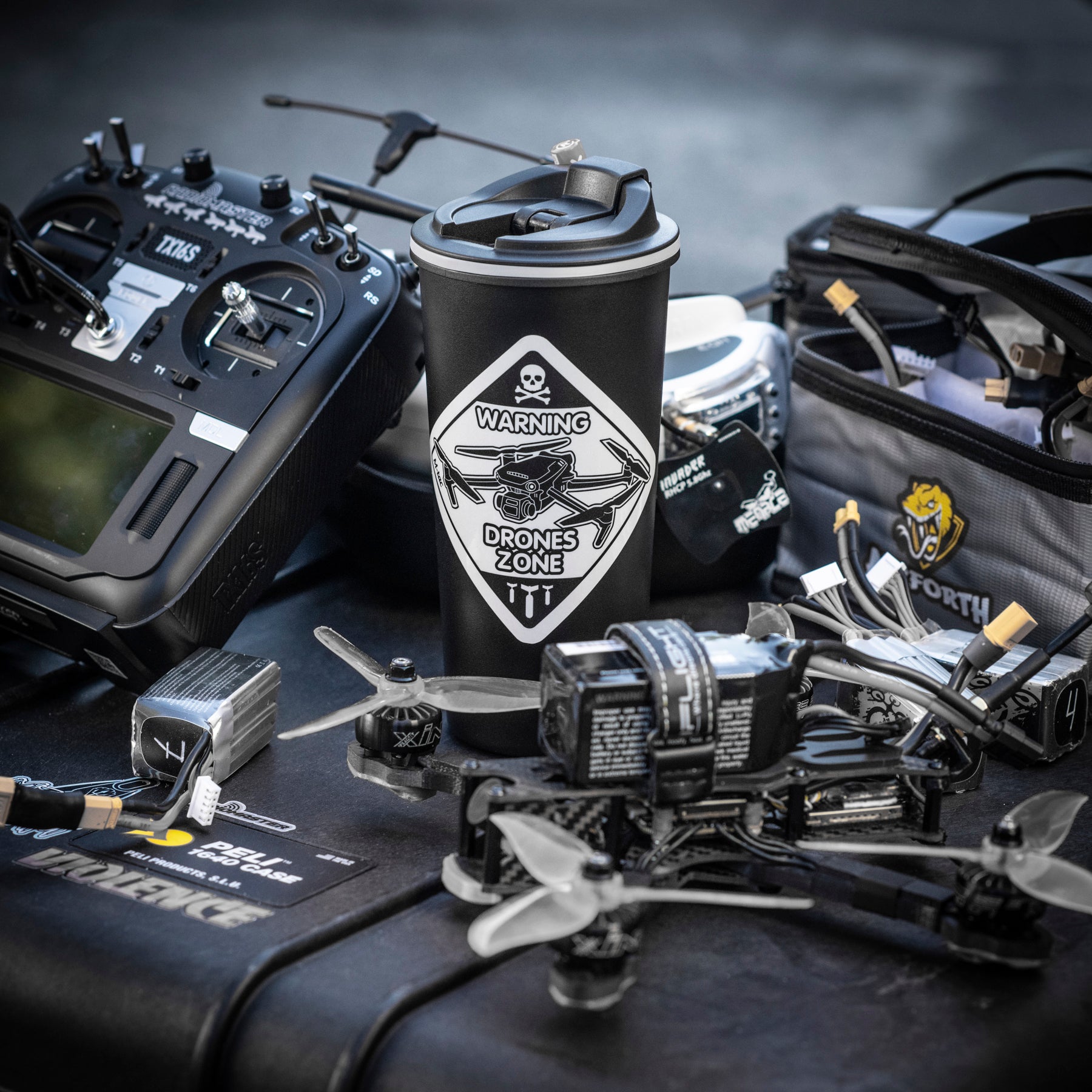 M-Tac наклейка Drones Zone Black