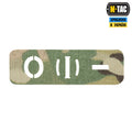 M-Tac нашивка група крові O (I) - наскрізна Laser Cut 25х80 Multicam