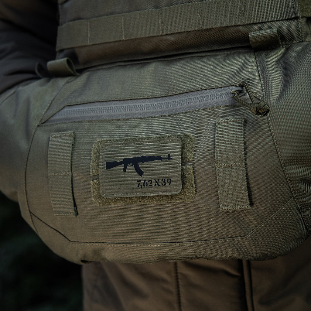 M-Tac нашивка AKM 7,62х39 Laser Cut Ranger Green/Black