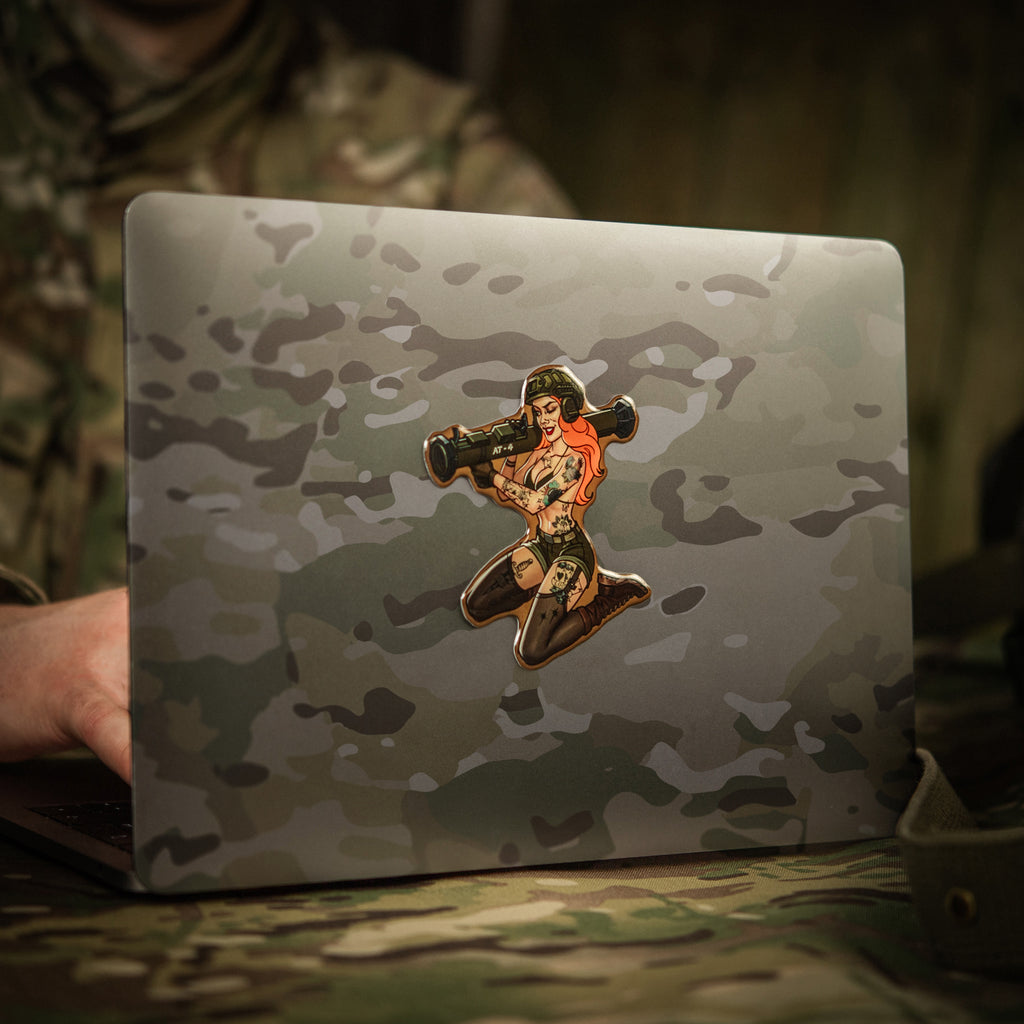 M-Tac наклейка Tactical girl №9 AT4 Тату