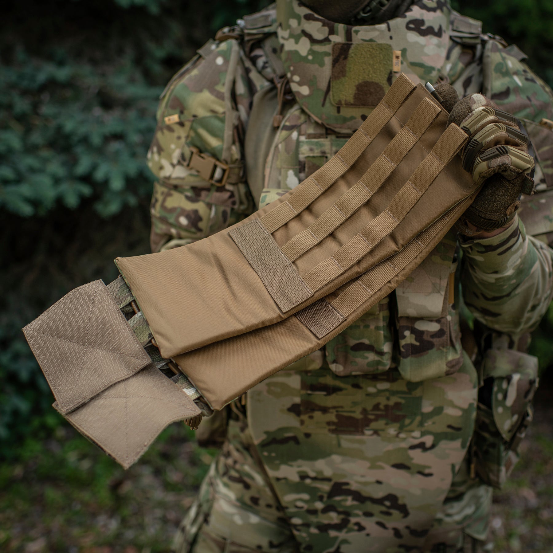 M-Tac камербанд з балістичними пакетами 2 клас для Cuirass Elite Multicam
