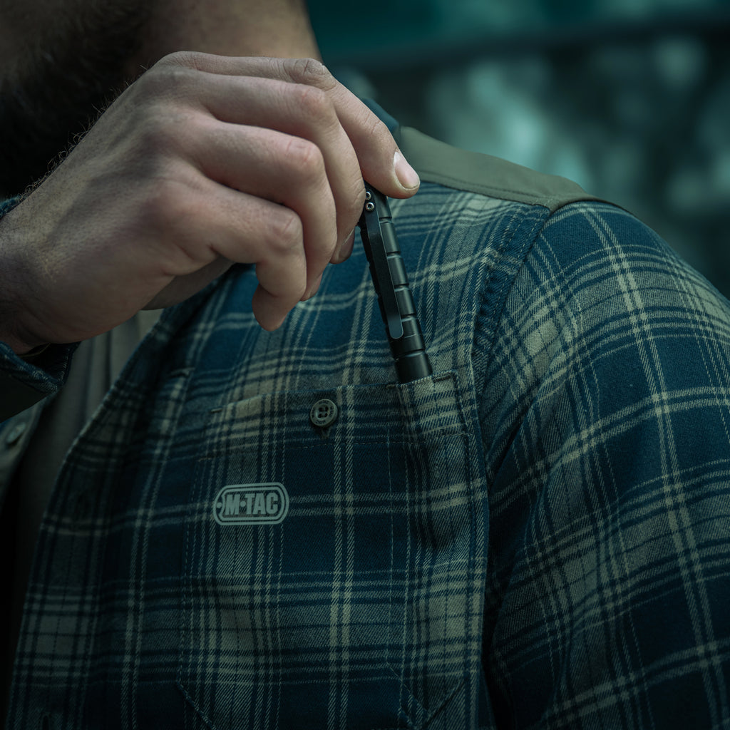 M-Tac сорочка Redneck Shirt Olive/Navy Blue