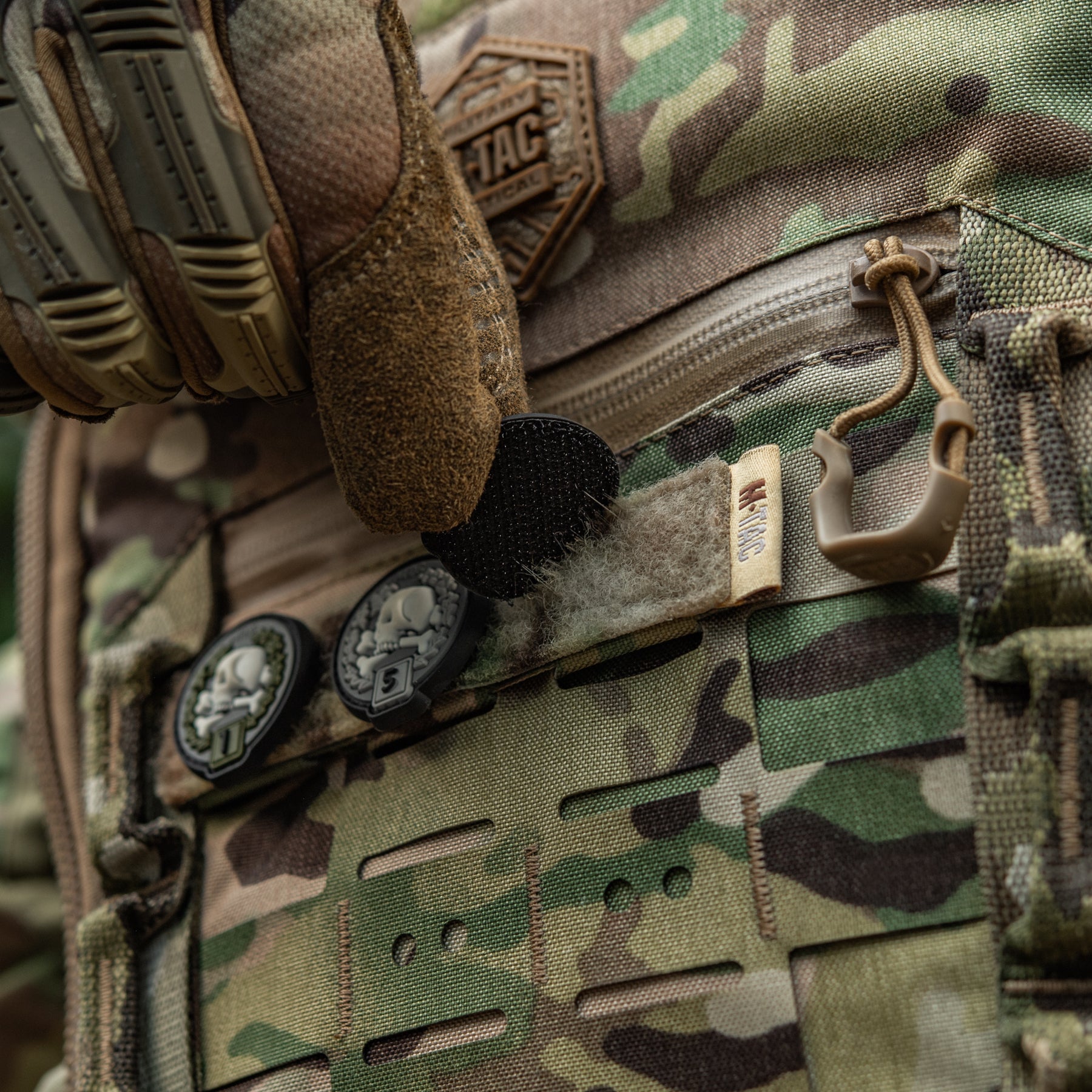 M-Tac панель для нашивок на MOLLE 120x26 Multicam
