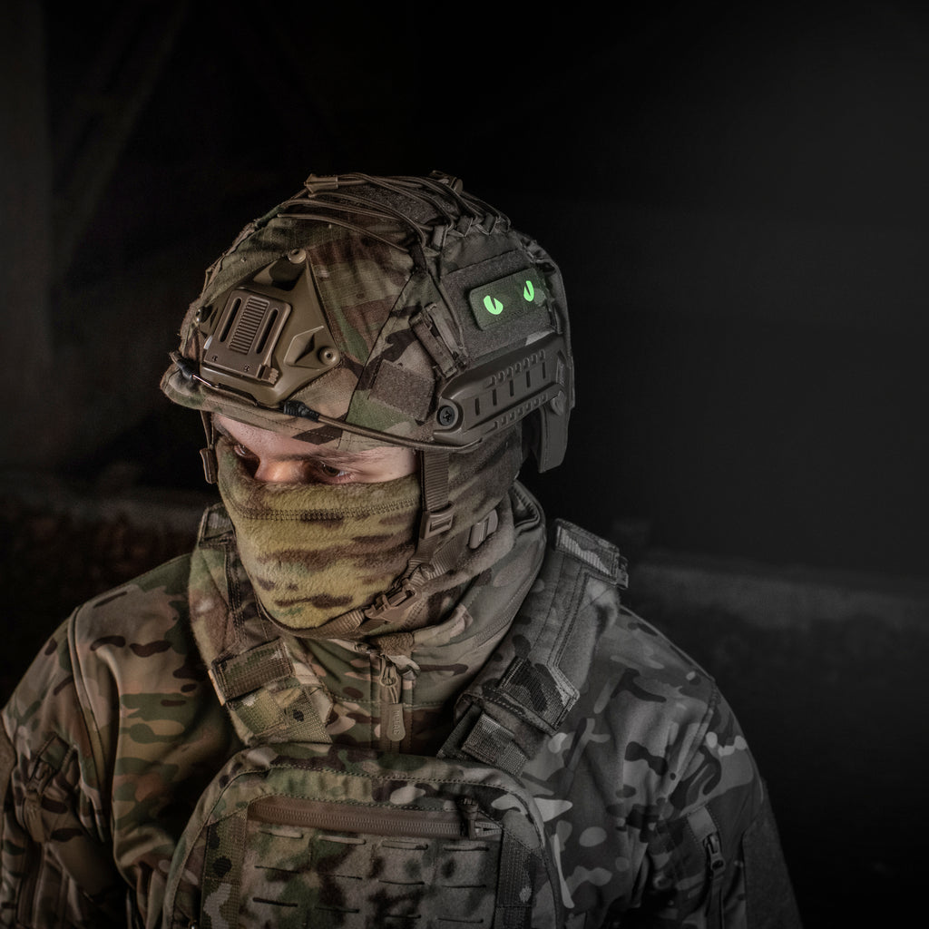 M-Tac нашивка Cat Eyes Laser Cut Multicam/світлонакопичувач