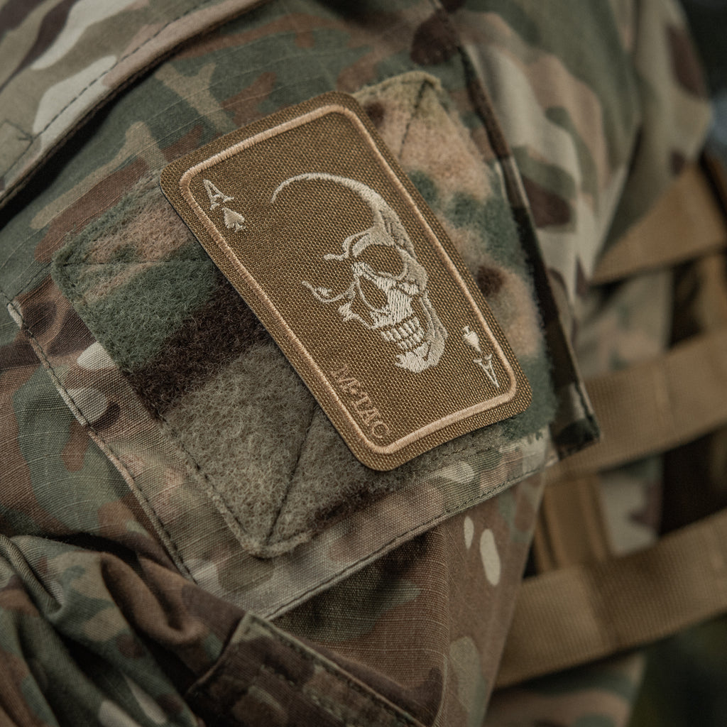 M-Tac нашивка Face of war (вишивка) Coyote