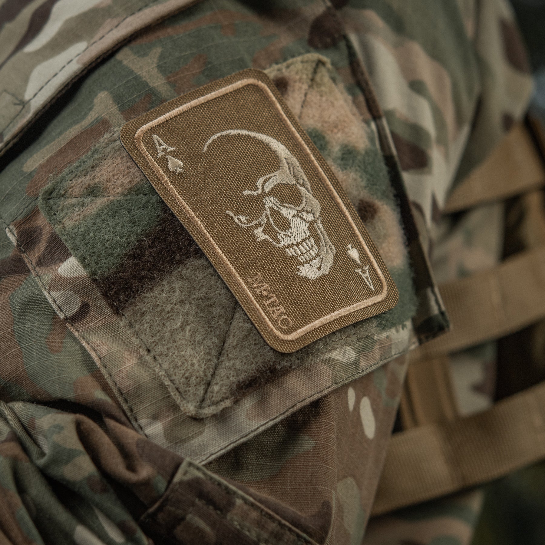 M-Tac нашивка Face of war (вишивка) Coyote