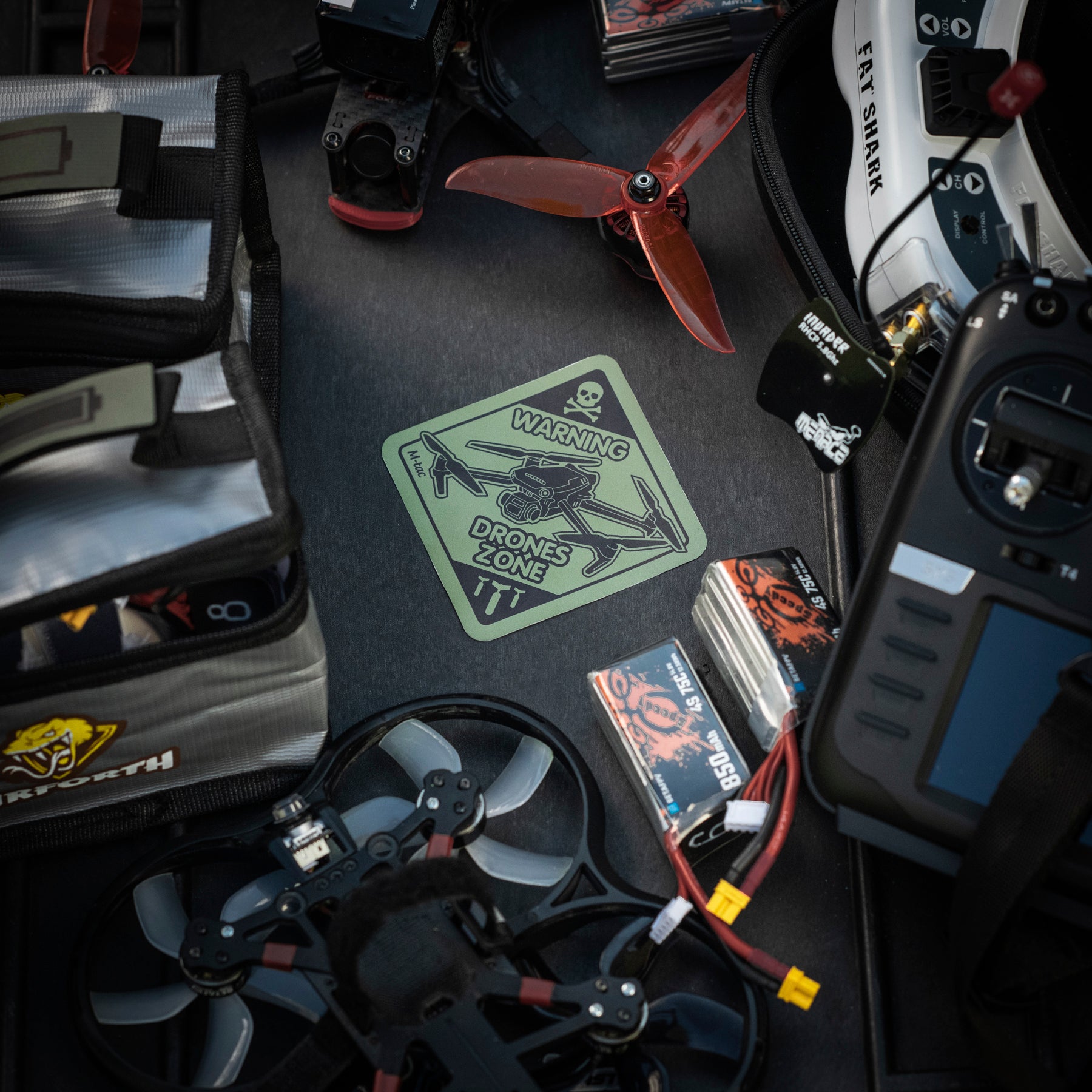 M-Tac наклейка Drones Zone Ranger Green