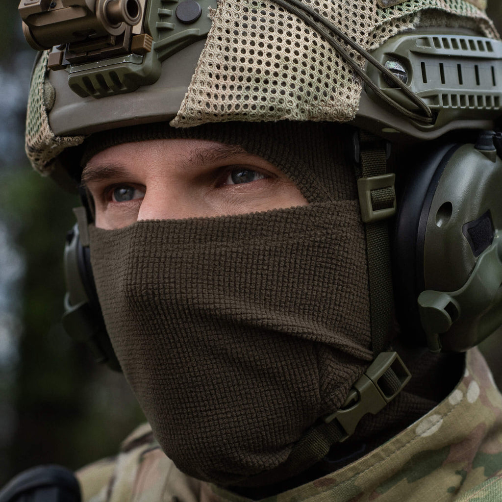 M-Tac балаклава-ніндзя Pro мікрофліс ріп-стоп Dark Olive