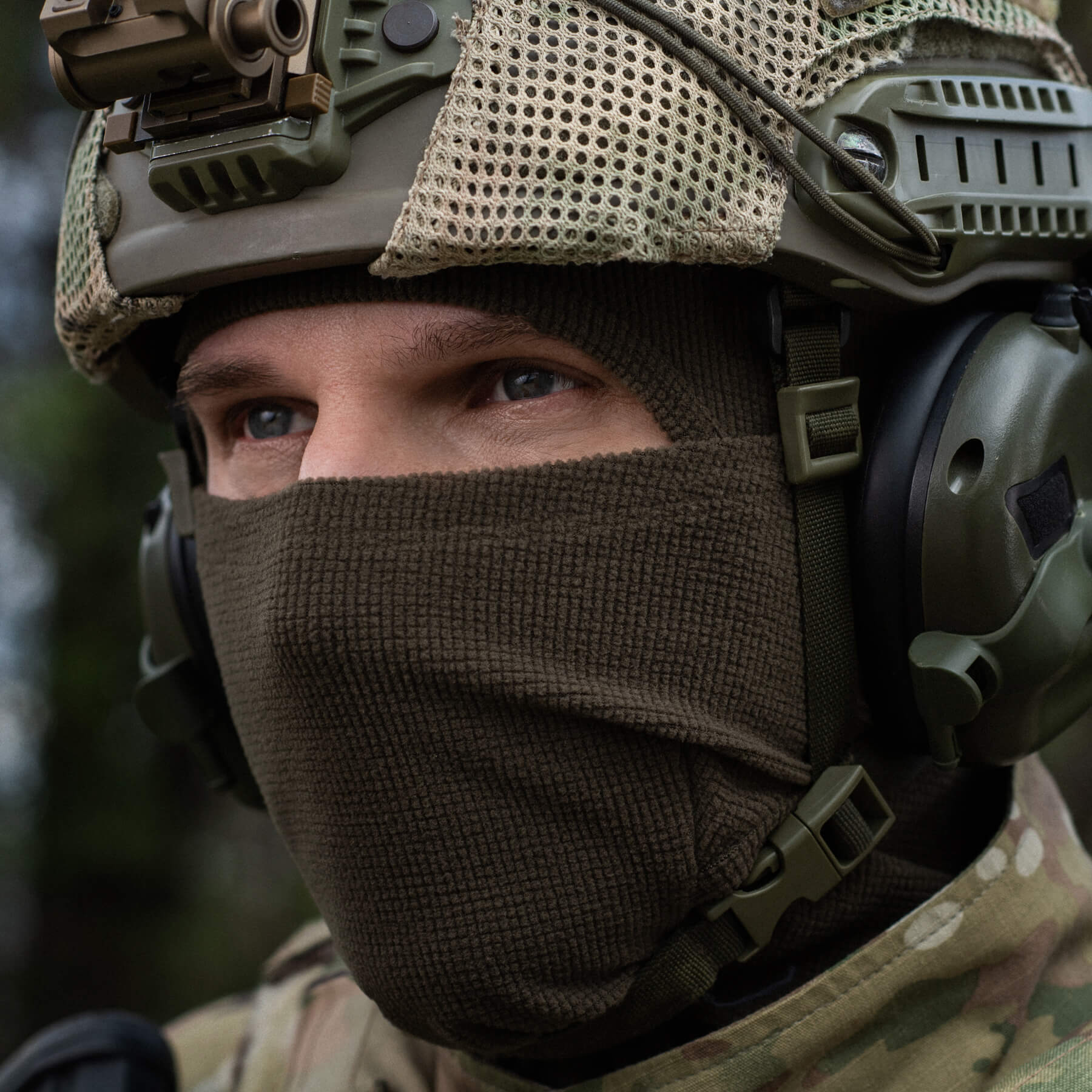M-Tac балаклава-ніндзя Pro мікрофліс ріп-стоп Dark Olive