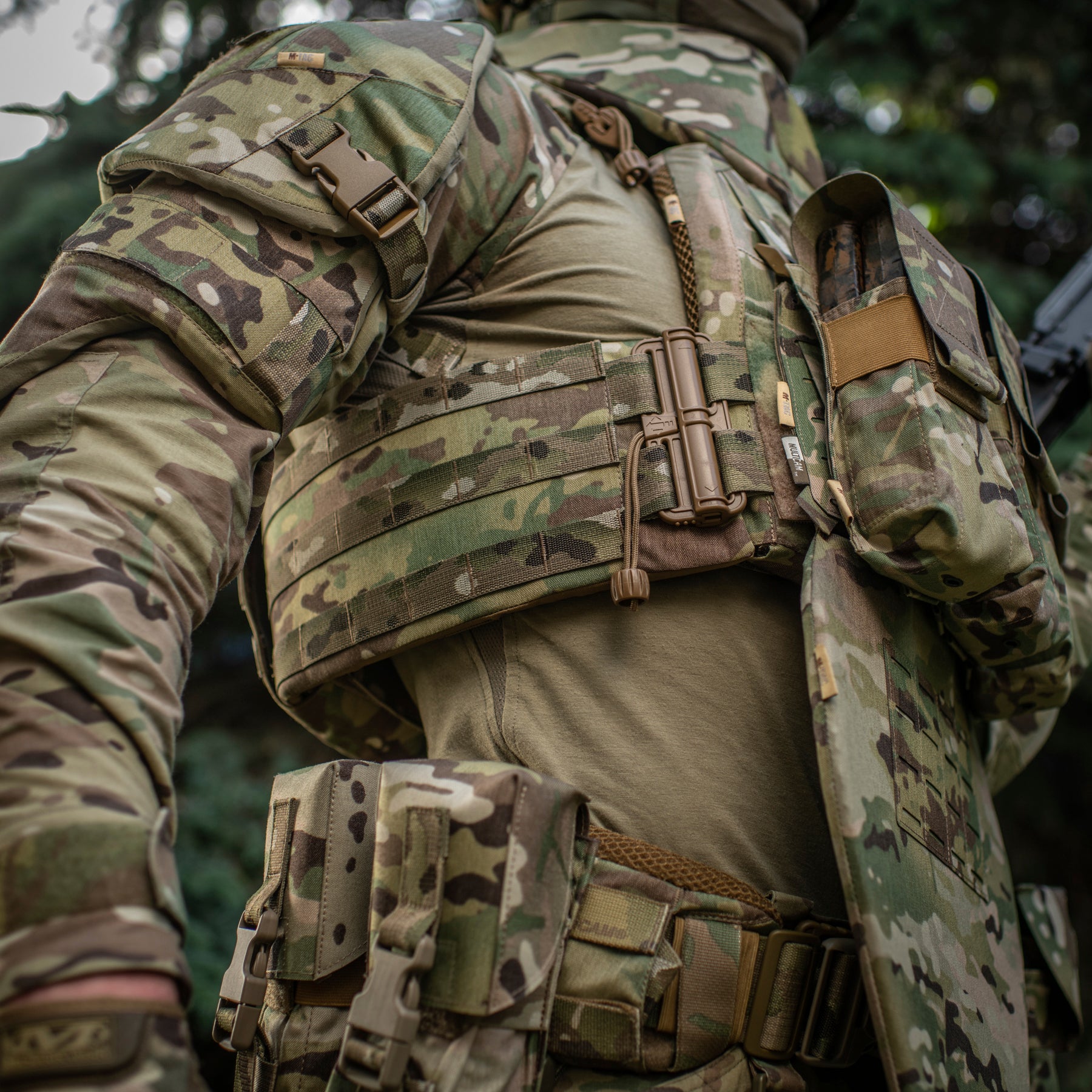 M-Tac камербанд з балістичними пакетами 2 клас для Cuirass Elite Multicam