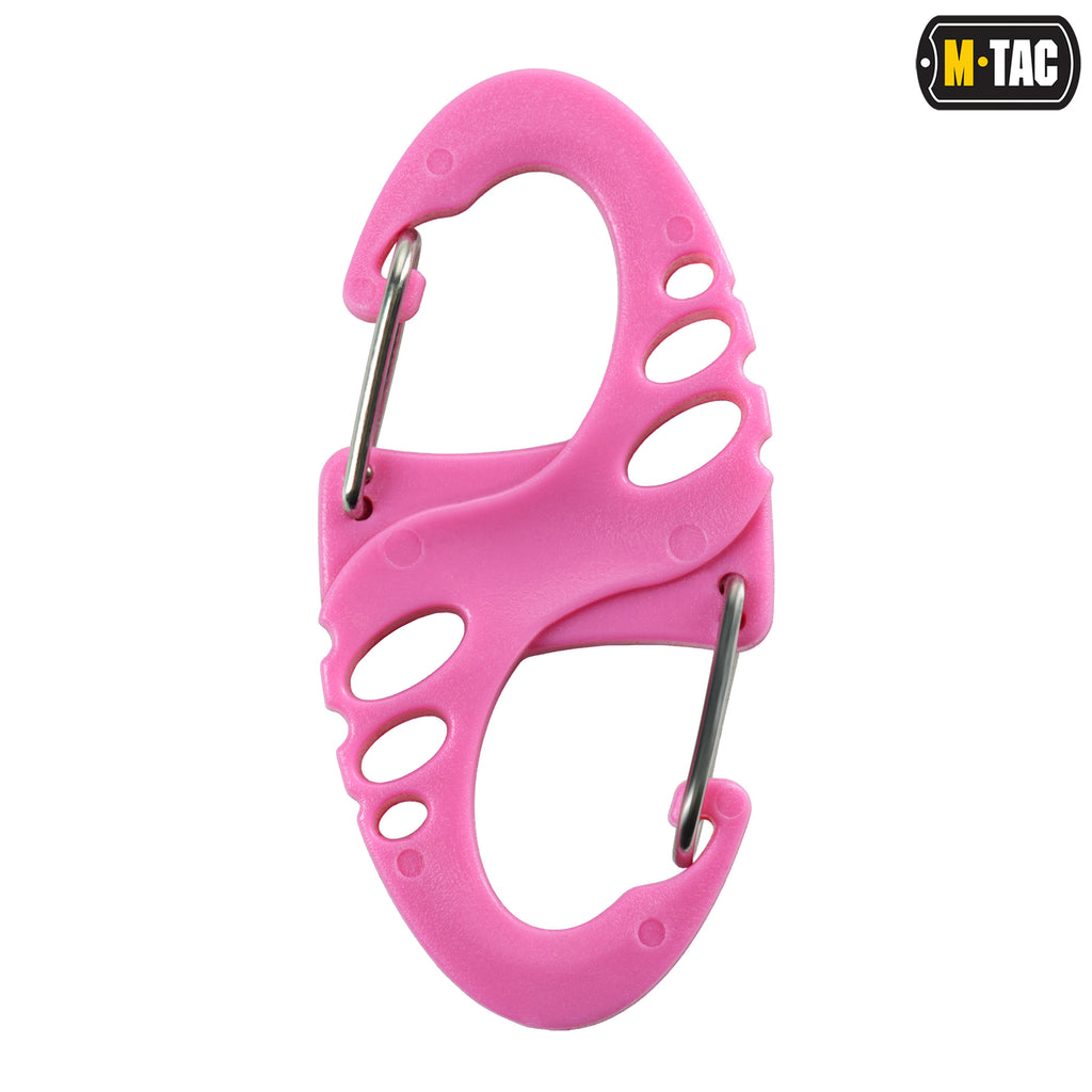 M-Tac карабін S-Hook пластиковий Pink