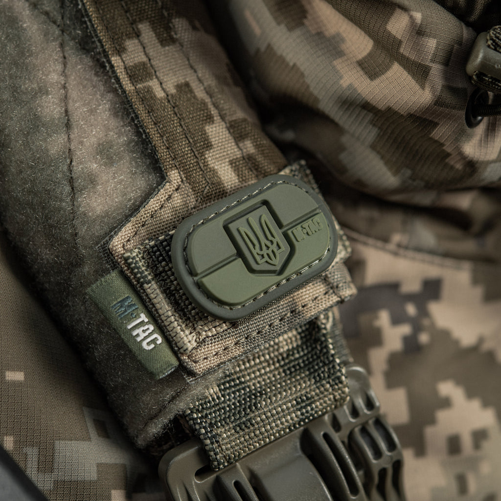 M-Tac MOLLE Patch Прапор України з гербом PVC Ranger Green
