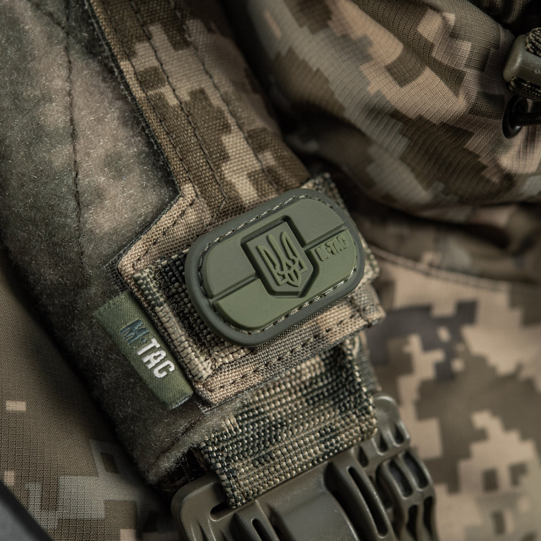 M-Tac MOLLE Patch Прапор України з гербом PVC Ranger Green