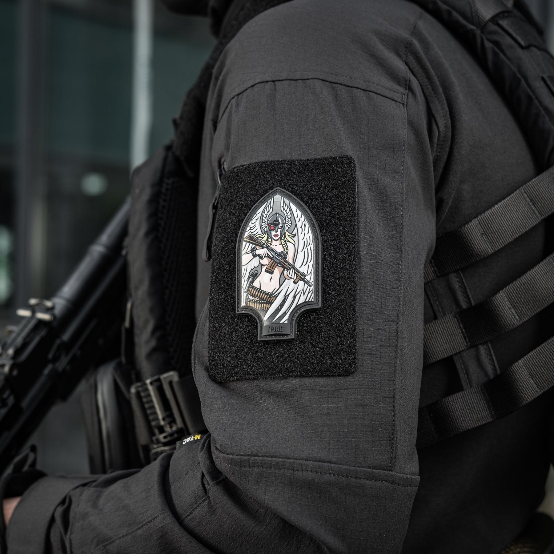 M-Tac нашивка Піка Валькірія PVC Black