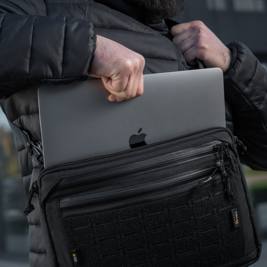 M-Tac сумка Admin Bag Large Elite з липучкою Black