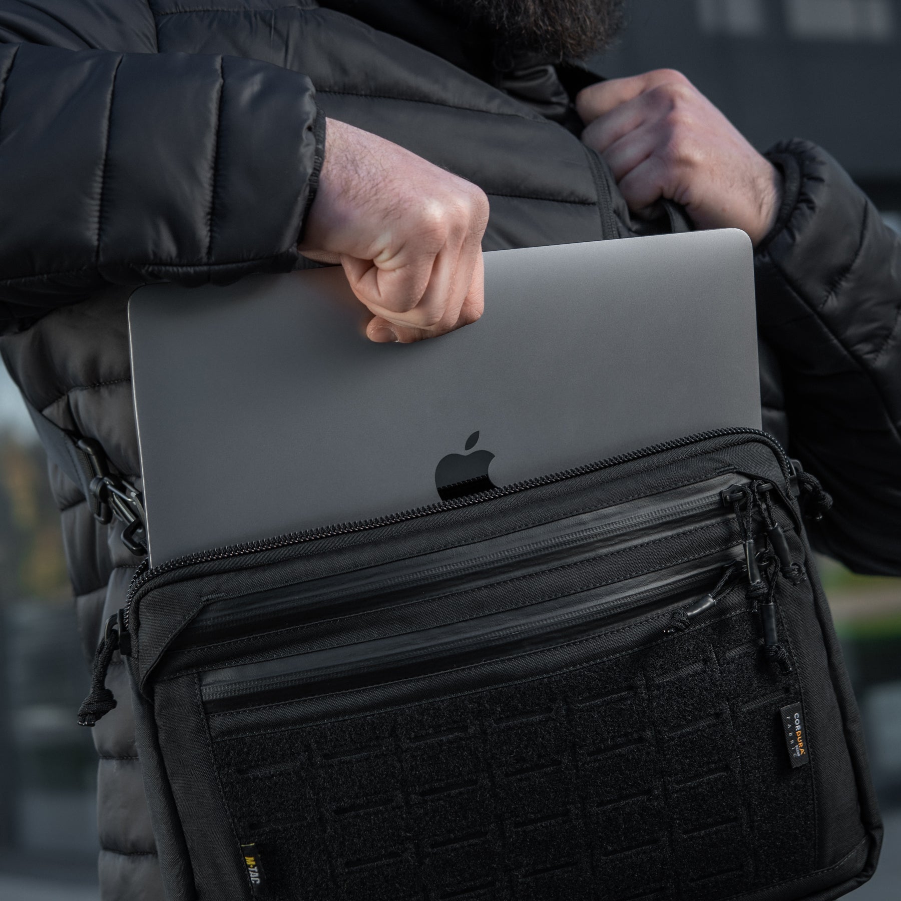 M-Tac сумка Admin Bag Large Elite з липучкою Black