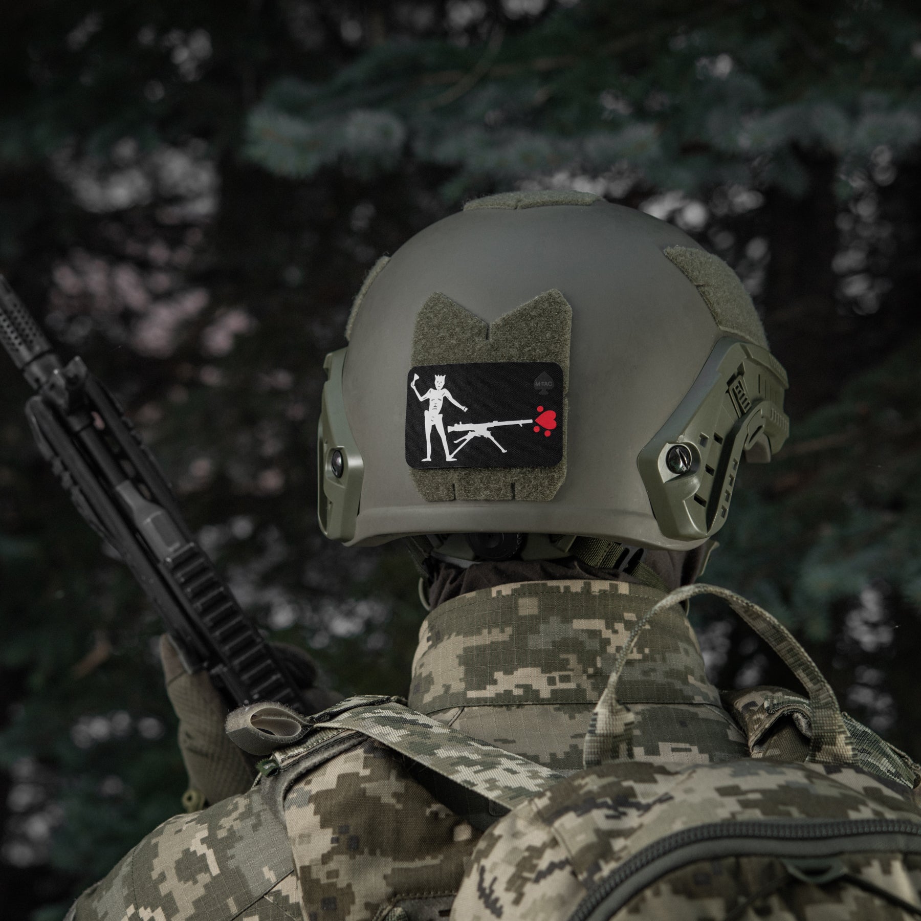 M-Tac нашивка прапор Чорна Борода СПГ-9 Black