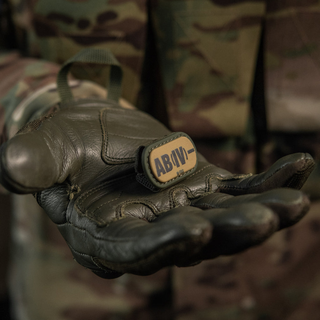 M-Tac MOLLE Patch група крові AB (IV) - PVC Ranger Green