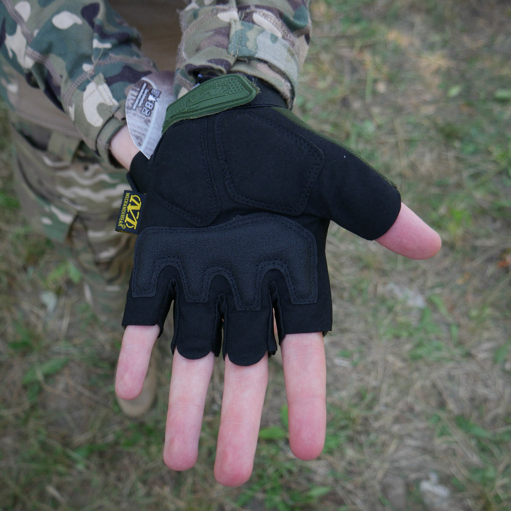 Безпалі рукавиці олива Mechanix MXK-2