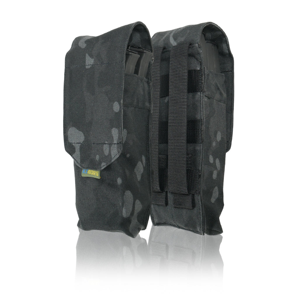 Підсумок під 2 магазина Kiborg GU Double Mag Pouch Чорний мультикам