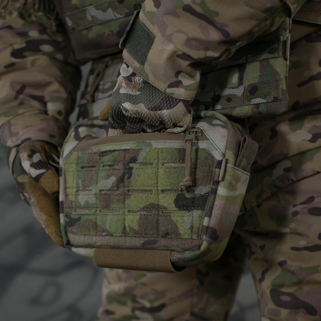 Сумка-напашник M Militex Cordura original USA Мультикам з NIR-просоченням