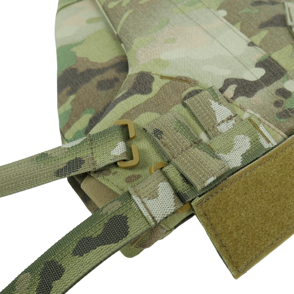 Потрійний захист паху/напашник з балістичним захистом 2 клас Militex cordura USA Мультикам