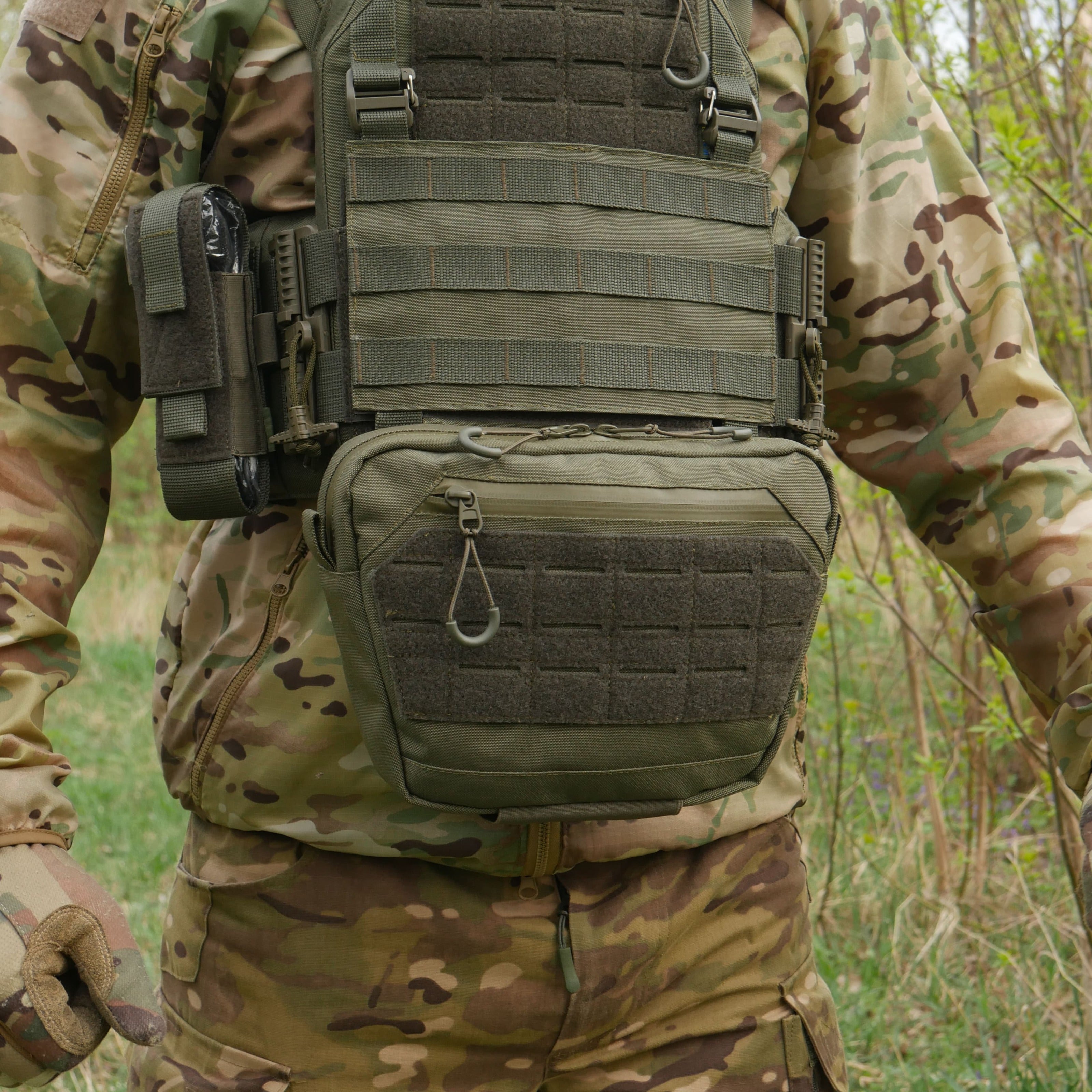 Сумка-напашник XL Kiborg GU Cordura з NIR-просоченням (Хакі)