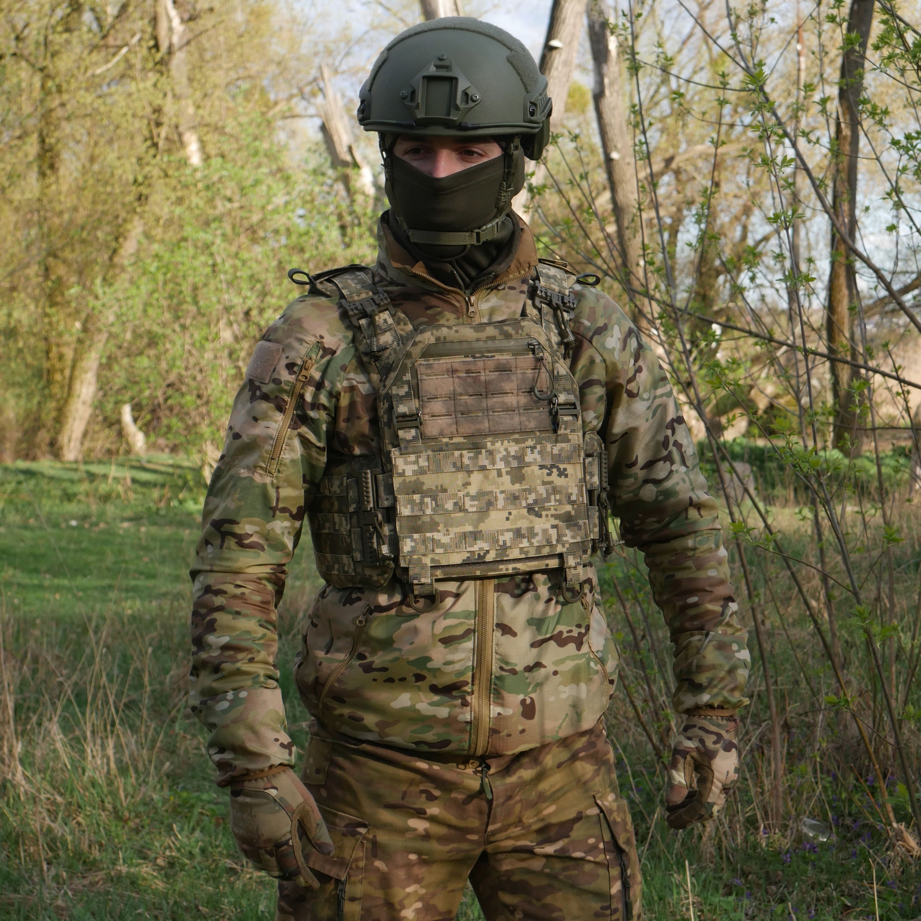 Бронезахист плитоноска Піксель Kiborg GU gen.2