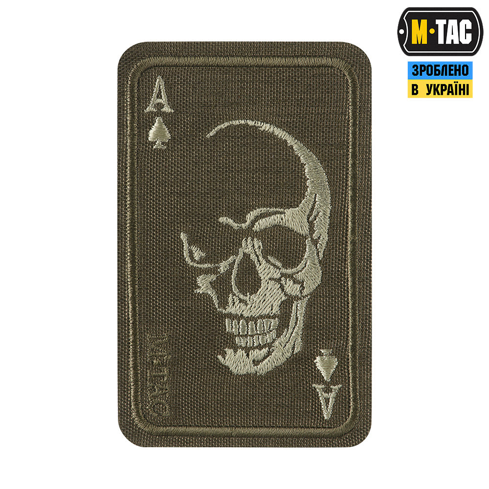 M-Tac нашивка Face of war (вишивка) Ranger Green