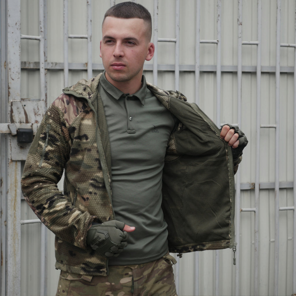 Флісова кофта мультикам Kiborg Jacket Grid Fleece