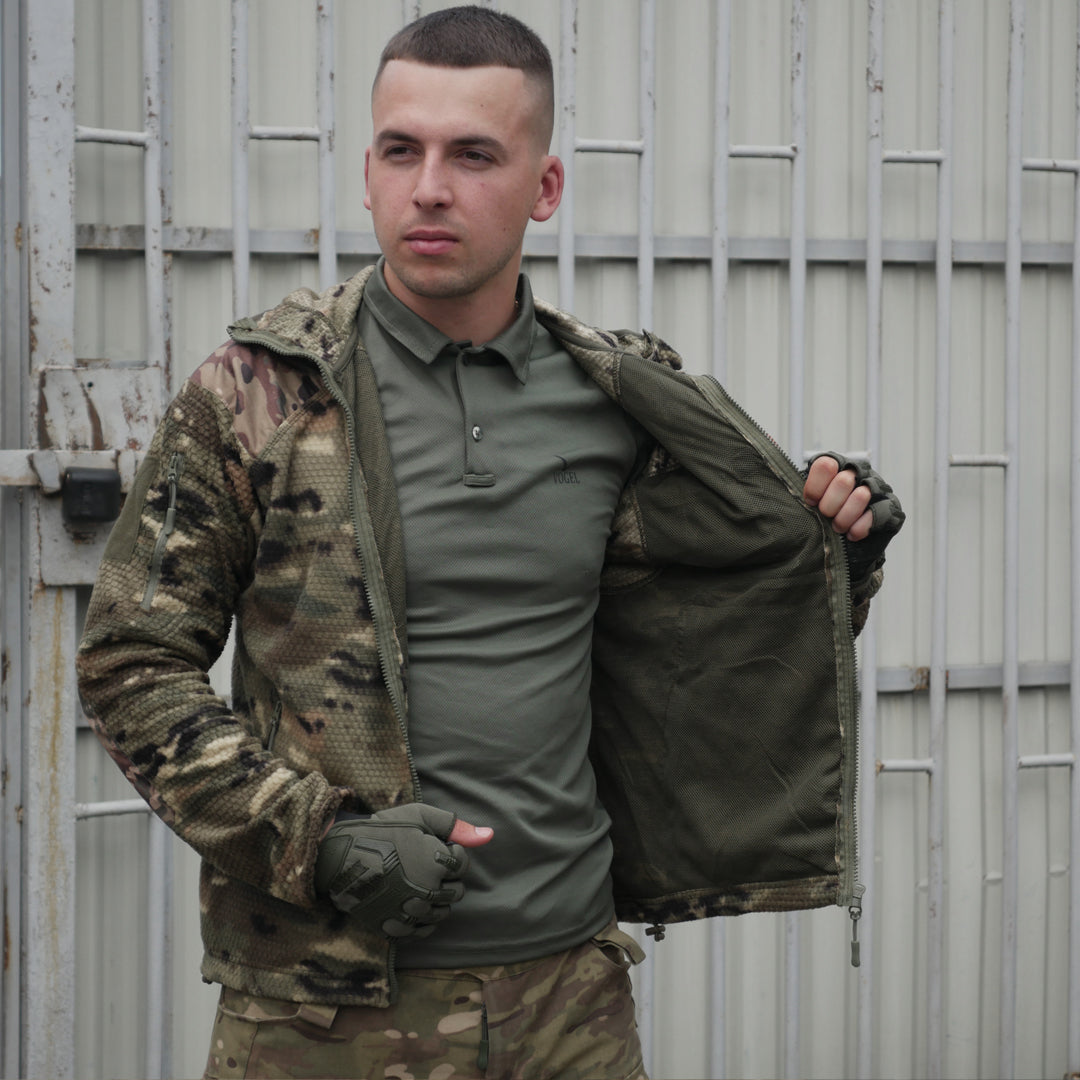 Флісова кофта мультикам Kiborg Jacket Grid Fleece