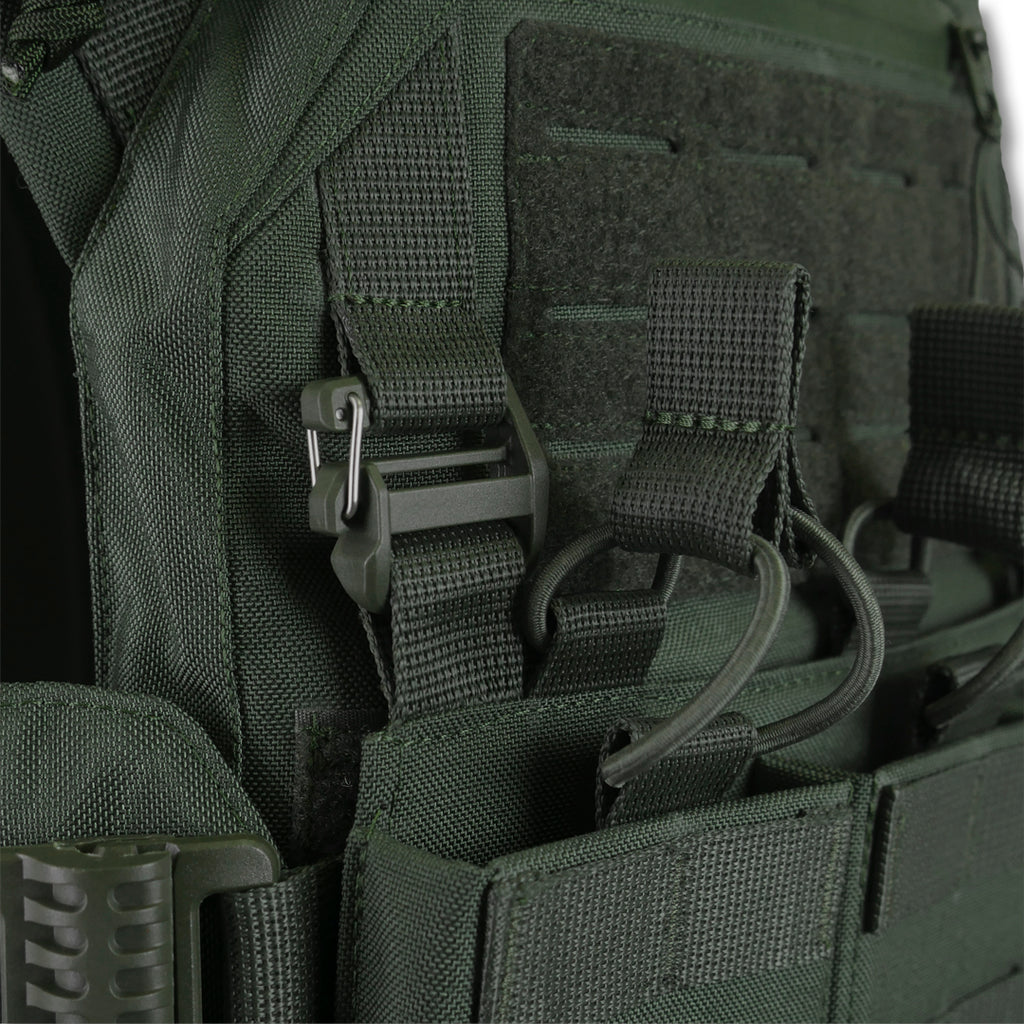 Комплект плитоноска Kiborg GU Gen.2 + 6 підсумків Хакі
