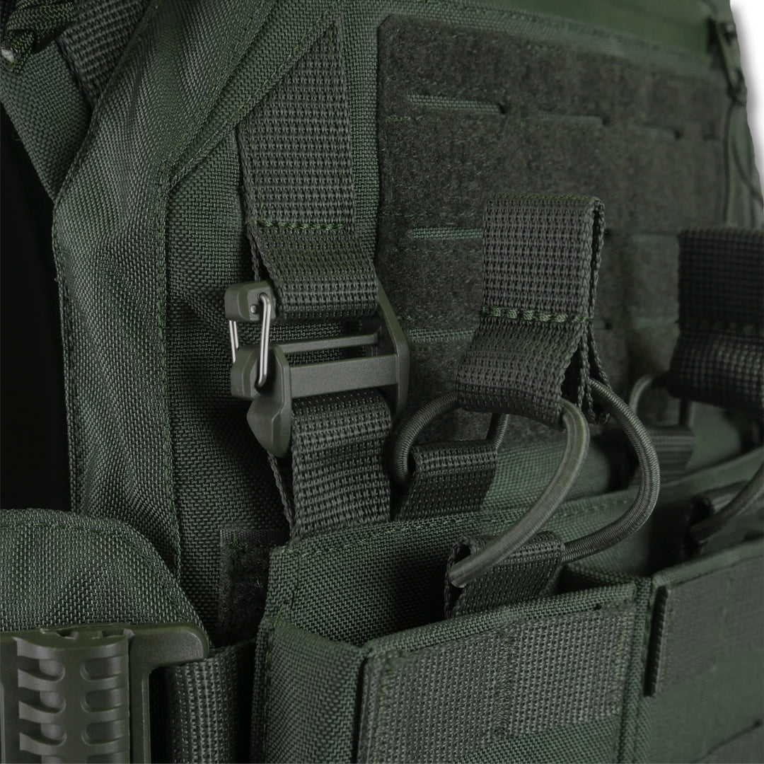 Комплект плитоноска Kiborg GU Gen.2 + 6 підсумків Хакі