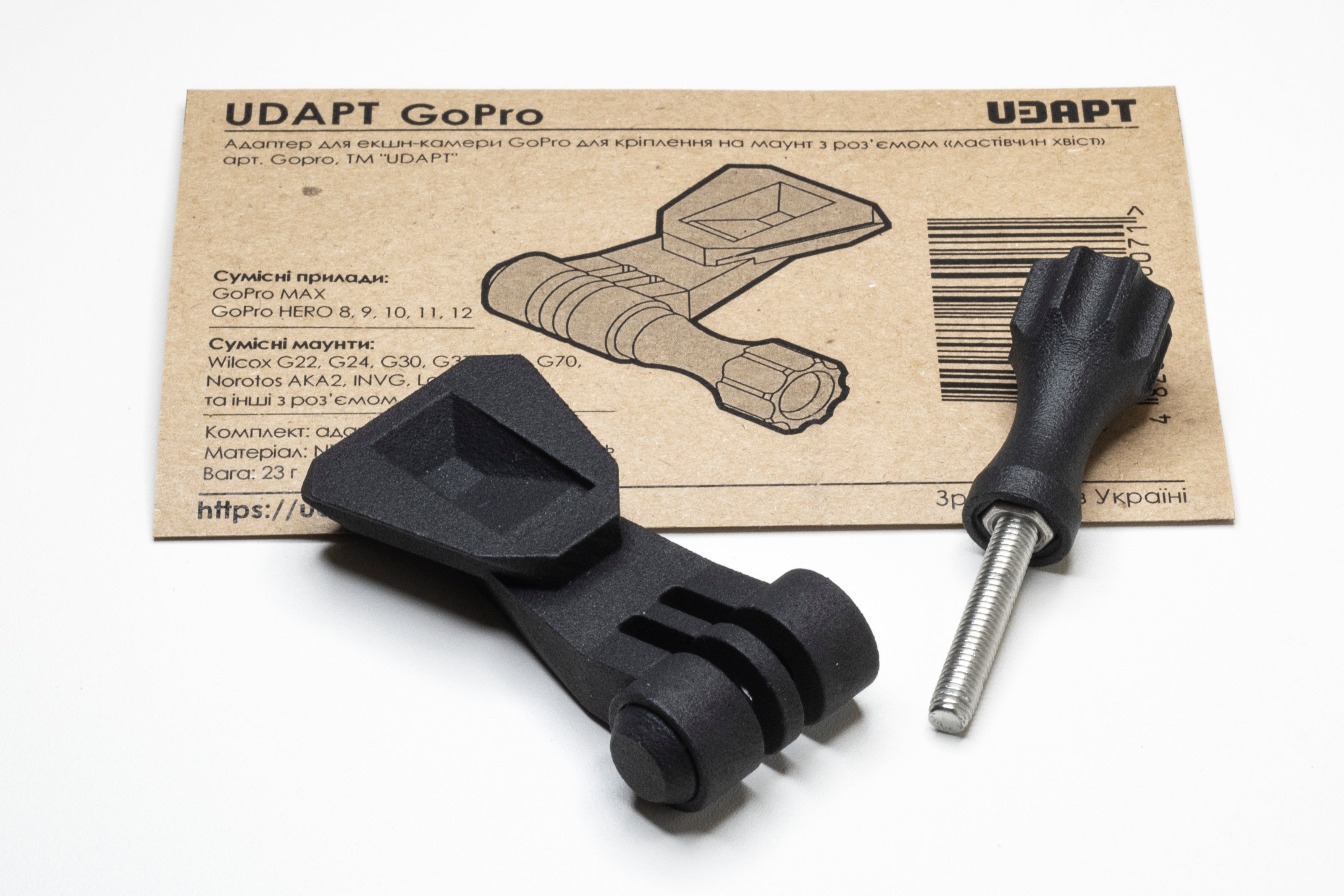 Адаптер GoPro на dovetail