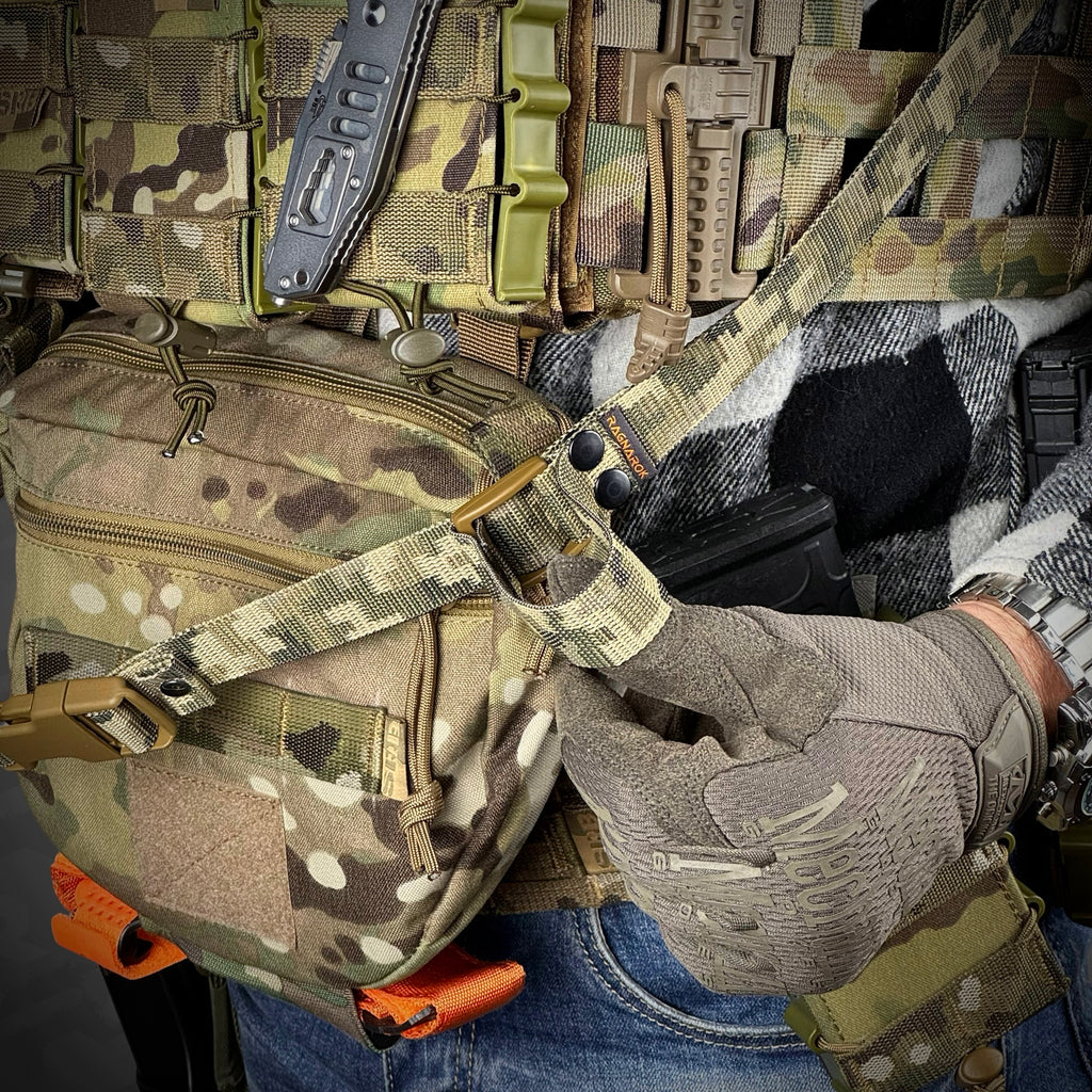 Ремінь збройовий триточковий RAGNAROK "Hel" Gen.II QD Піксель