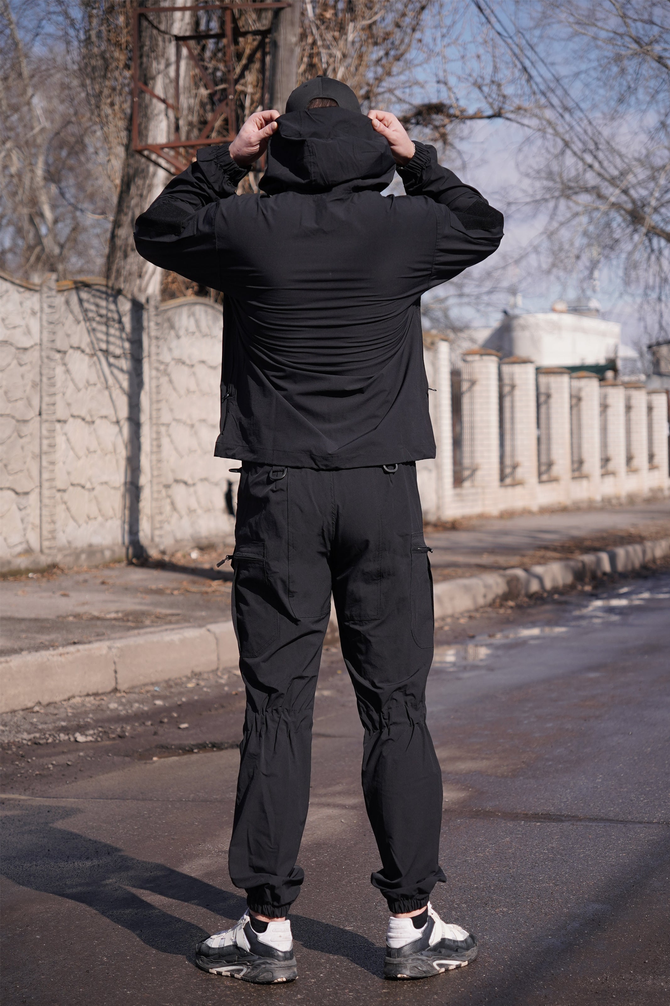 Тактичний костюм Tactical Flex Pro FS (4WStretch) Чорний (куртка та штани)