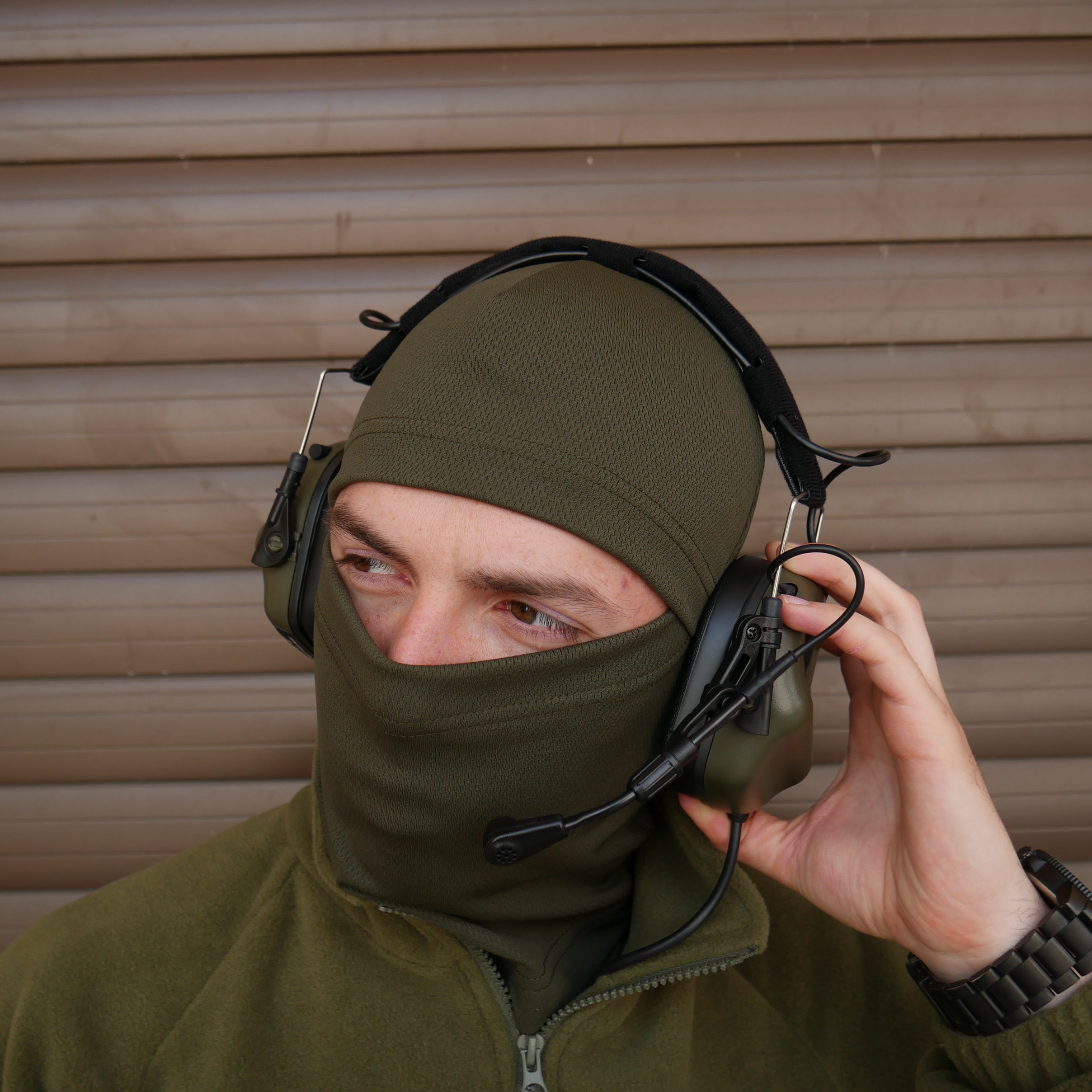 Навушники EARMOR M32 Олива з універсальним кріпленням