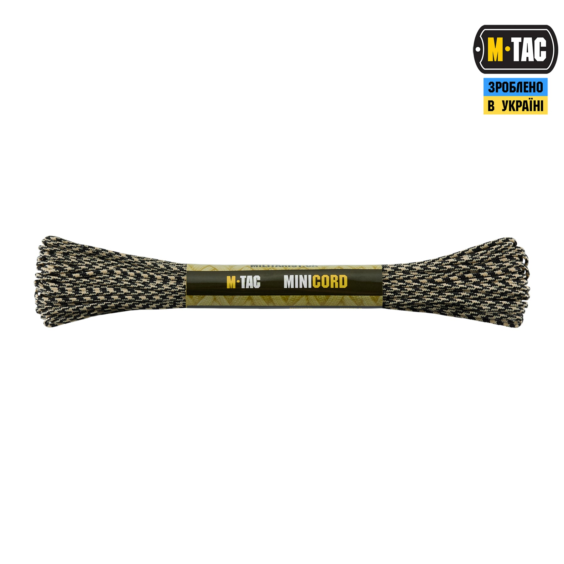 M-Tac паракорд Minicord 15m Black/Sand