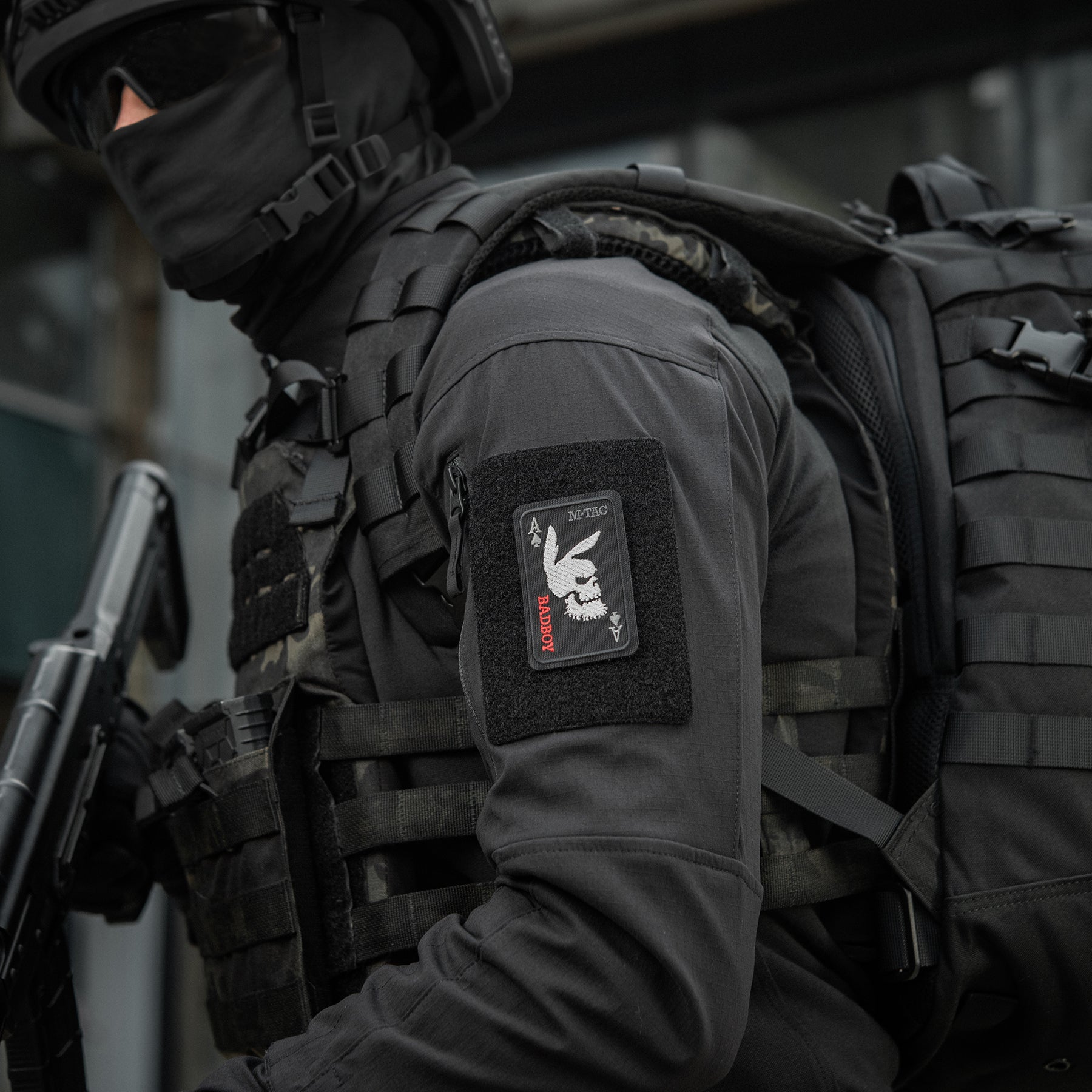 M-Tac нашивка Bad Boy (вишивка) Black