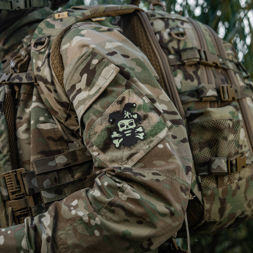 M-Tac нашивка Посміхнись Black/GID