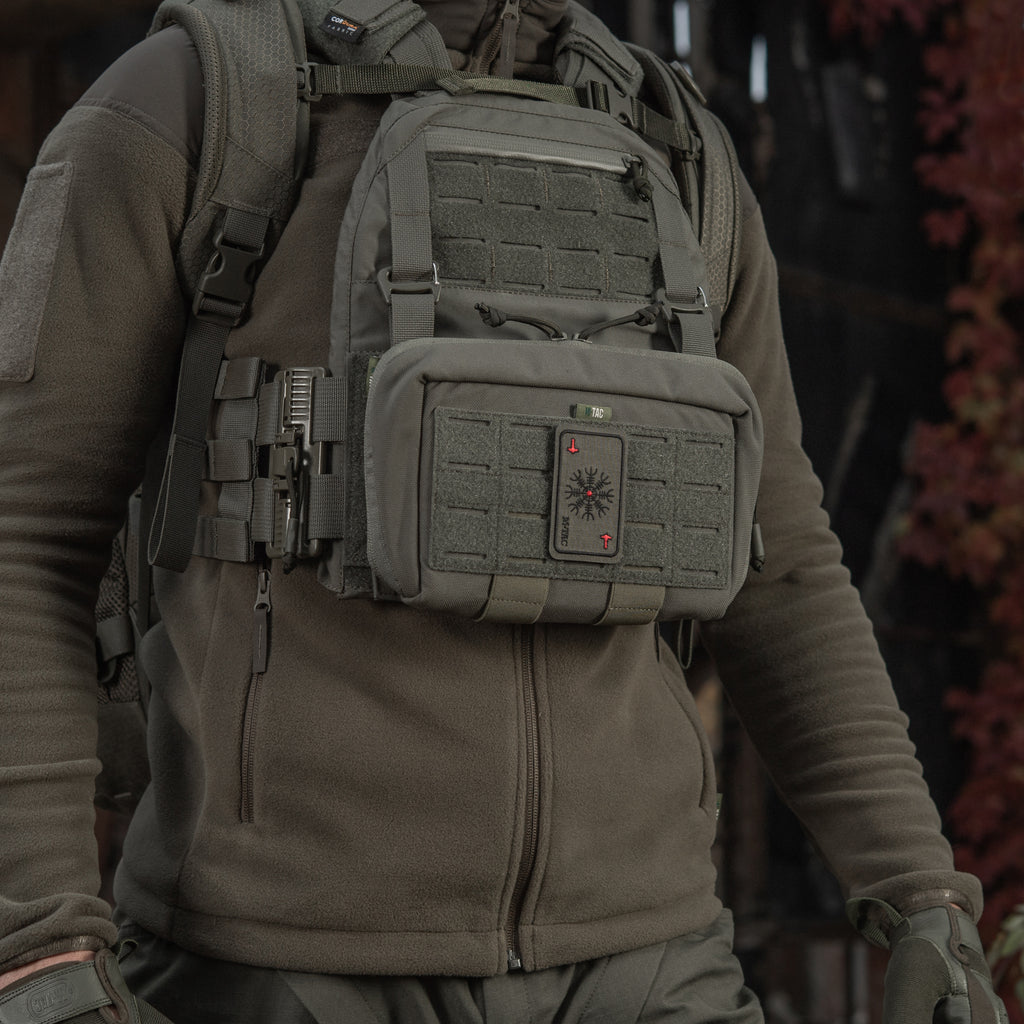 M-Tac нашивка карта Компас Вікінгів (вишивка) Ranger Green