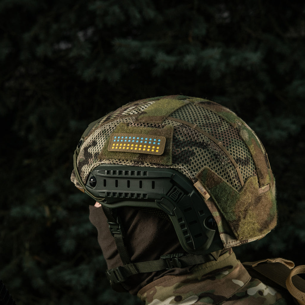 M-Tac нашивка прапор України 25х80 Laser Cut Coyote/Yellow/Blue/GID